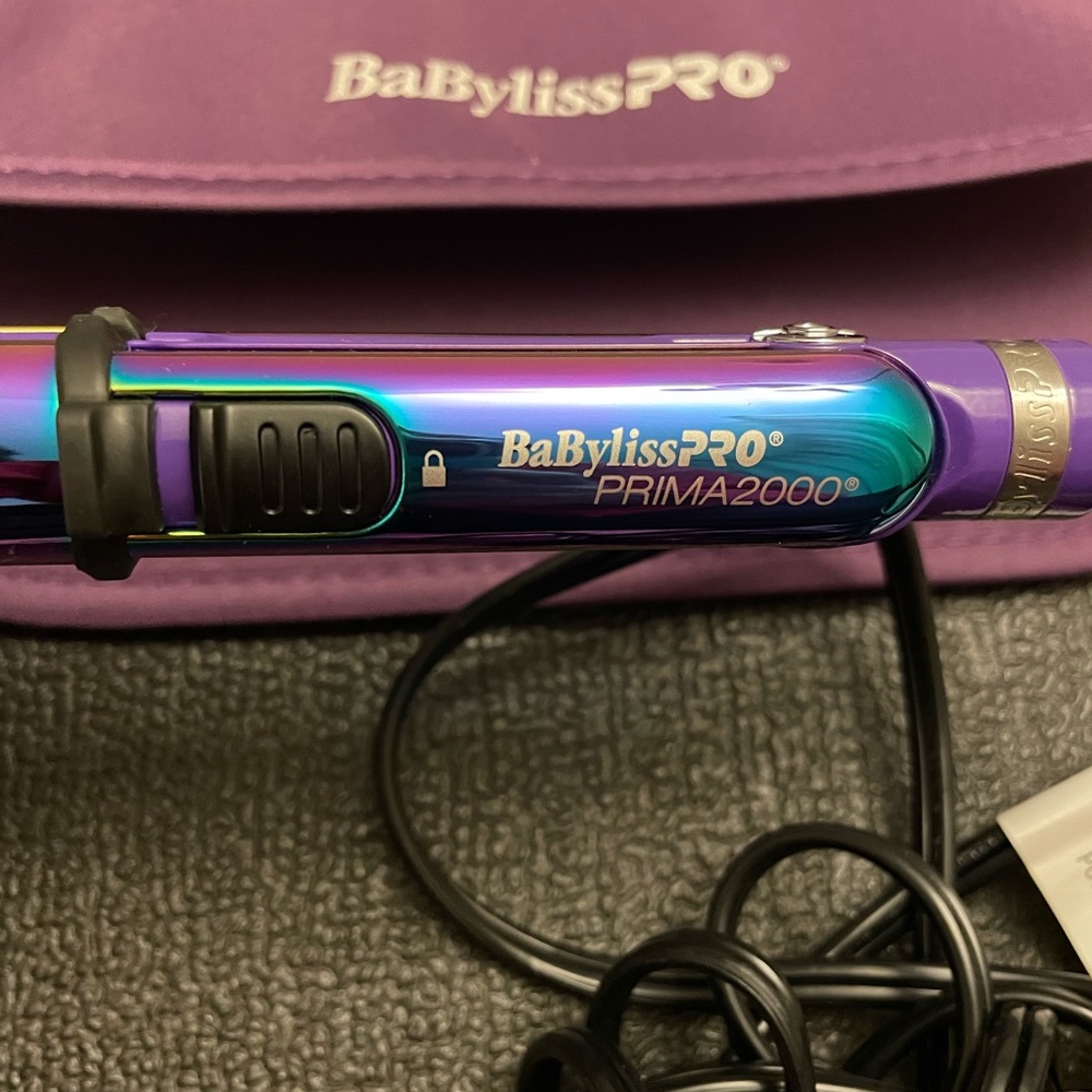 Babyliss Prima2000 Iridescent Travel Flat Iron Straightener Limited Edition